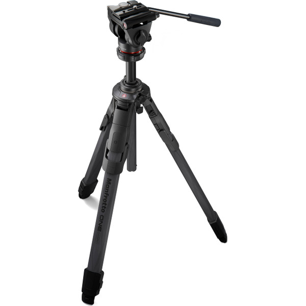 Manfrotto ONE Hybrid Carbon Fiber Tripod with 500X Fluid Head (New)