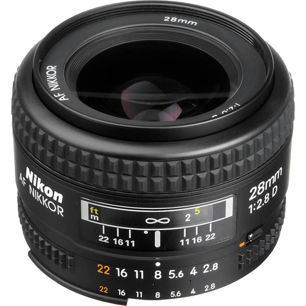Nikon AF 28mm F2.8D Lens (New)
