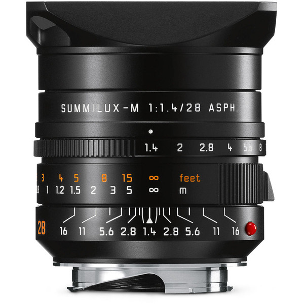 Leica Summilux-M 28mm F1.4 ASPH. Black Lens (New)