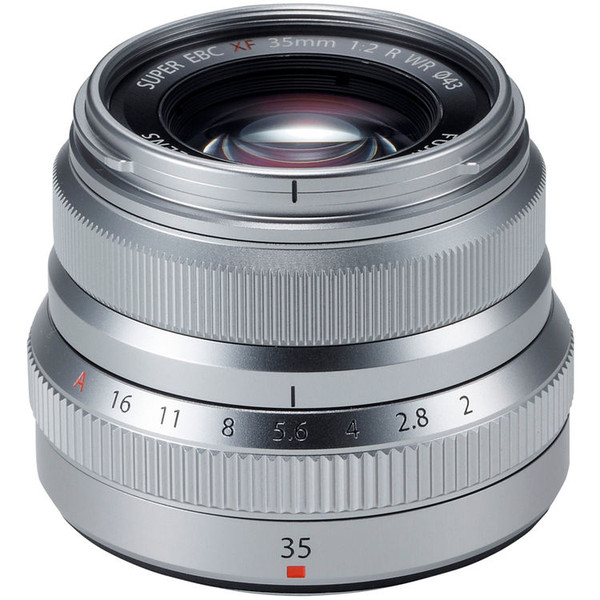 Fujinon XF 35mm F2 R WR Lens Silver (New)