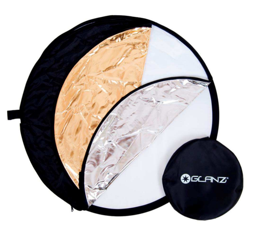 Glanz 5 in 1 Folding Reflector 110cm - Camera Lane