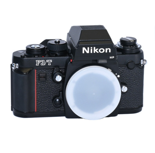 Nikon F3/T Film SLR Camera Body (Titanium, Black) - Camera Lane