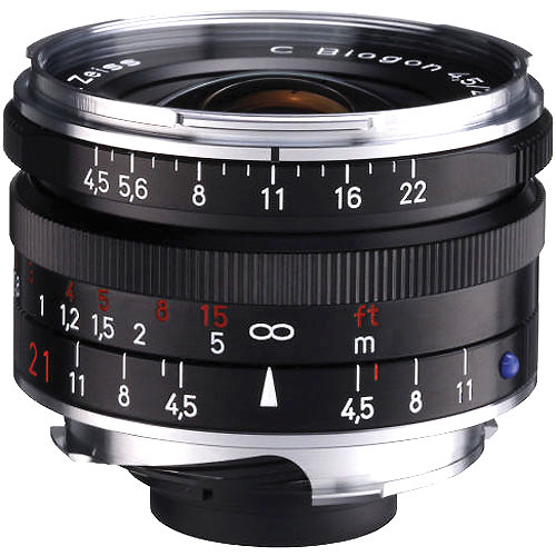 Zeiss C Biogon T* 21mm F/4.5 ZM Lens for M-mount - Black