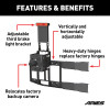 Heavy Duty Spare Tire Carrier, Up To 37", Black | (18-25) Wrangler JL | 2563001