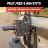 Heavy Duty Spare Tire Carrier, Up To 37", Black | (18-25) Wrangler JL | 2563001
