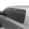 Window Deflectors In-Channel , Front and Rear, Black | (09-24) Ram 1500 Classic, (10-18) Ram 2500/3500, Crew Cab | 572755