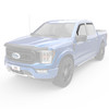 Window Deflectors In-Channel , Front and Rear, Black | (15-24) F-150, (17-24) Super Duty F-250/F-350, Crew Cab | 573495