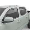 Window Deflectors In-Channel , Front and Rear, Black | (16-23) Tacoma, Crew Cab | 575085