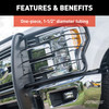 Steel Grille Guard, Black, Steel | (19-23) Ranger | 3069