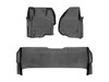 Floor Liners, Front and Rear, Black | (11-16) Super Duty F-250/F-350/F-450/F-550, Vinyl Floors | 444261V-443052V