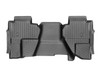 Floor Liners, Rear, Black | (14-18) Silverado/Sierra 1500, (15-19) Silverado/Sierra 2500HD/3500HD, Double Cab, Vinyl Floors | 449662V