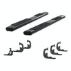 6" Oval Side Steps, Black | (07-19) Silverado/Sierra 2500HD, (07-18) Sierra 3500HD, (08-18) Silverado 3500HD, Crew Cab (diesel) | 4445045