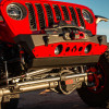 Nighthawk Bumper with Aluminum Skid, Front, Black, Steel | (07-18) Wrangler JK, (18-25) Wrangler JL, (20-25) Gladidator JT | JJ8015