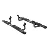4" Oval Side Steps, Black | (15-24) F-150, (17-24) Super Duty F-250/F-350/F-450/F-550, Extended Cab, Cab & Chassis | S223044