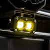 S2 SAE LED Pod Light, Pair, Spot, Amber | Universal  | 237811