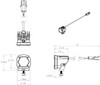 S1 White LED Light Pod, Pair, Wide/Cornering, Clear | Universal  | 387805WT