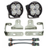 Squadron-R Sport Fog Pocket LED Light Kit, Wide/Cornering, Clear | (18-24) Wrangler JL, (20-24) Gladiator JT OEM Sport Bumper | 447066