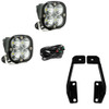 Squadron Pro A-Pillar LED Light Kit, Driving/Cornering, Clear | (09-14) F-150, (10-14) SVT Raptor  | 447574