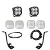 Squadron Pro A-Pillar LED Light Kit, Spot, Clear, Upfitter Harness | (21-22) F-150  | 447696UP