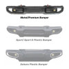 Squadron-R SAE Fog Pocket LED Light Kit, Fog, Amber | (18-24) Wrangler JL, (20-24) Gladiator JT Rubicon Bumper | 447723