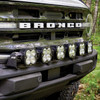 XL Linkable Roof LED Light Kit, Multi-Pattern, Clear | (21-24) Bronco OE Plastic Bumper | 447768