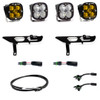 Squadron Pro SAE Fog Pocket LED Light Kit, Fog, Amber, Upfitter Harness | (21-23) F-150 With Daytime Running Lights | 447868UP