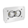 S2 Pro White Flush Mounted LED Pod Light, Spot, Clear | Universal  | 481001WT
