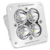 Squadron Pro White Flush Mounted LED Pod Light, Spot, Clear | Universal  | 491001WT