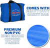 AirBedz Inflatable Air Mattress Mid-Size Truck Beds, 6-6.5' Bed, Blue, Built in Pump, Rechargeable Battery | PPI-103
