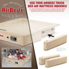 AirBedz Inflatable Air Mattress Mid-Size Truck Beds, 6-6.5' Bed, Tan, Built in Pump, Rechargeable Battery | PPI-503