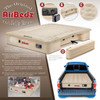 AirBedz Inflatable Air Mattress Mid-Size Truck Beds, 5-5.8' Bed, Tan, Built in Pump, Rechargeable Battery | PPI-505