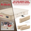 AirBedz Inflatable Air Mattress Mid-Size Truck Beds, 5-5.8' Bed, Tan, Built in Pump, Rechargeable Battery | PPI-505