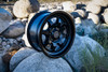 ICON Alloys Nuevo, Satin Black, 17 x 8.5, 5 X 4.5, 0mm Offset, 4.75" BS