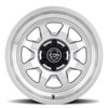 ICON Alloys Nuevo, Silver Machined, 17 x 8.5, 5 X 4.5, 0mm Offset, 4.75" BS