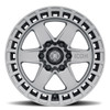 ICON Alloys Raider, Titanium, 17 x 8.5 / 6 x 120, 0mm Offset, 4.75" BS