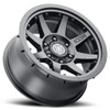 ICON Alloys Rebound Pro, Satin Black, 17 x 8.5 / 6 x 5.5, 0mm Offset, 4.75" BS