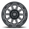 ICON Alloys Recoil, Gloss Black w/Milled Windows, 20x10/6x135, -24mm OS, 4.5" BS