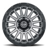 ICON Alloys Recon Pro, Charcoal, 17 x 8.5 / 8 x 170, 6mm Offset, 5" BS