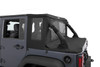 Halftop Soft Top Conversion Kit, Black Twill | (07-18) Wrangler JK, 4 Door | 80103-17