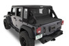 Halftop Soft Top Conversion Kit, Black Twill | (07-18) Wrangler JK, 4 Door | 80103-17