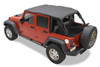 Header Extended Safari Bikini Top, Black Diamond | (10-18) Wrangler JK, 4 Door | 52584-35