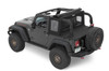 Halftop Soft Top Kit, Black Twill | (07-18) Wrangler JK, 2 Door | 53900-17