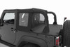 Halftop Soft Top Kit, Black Twill | (07-18) Wrangler JK, 2 Door | 53900-17