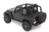 Halftop Soft Top Kit, Black Diamond | (07-18) Wrangler JK, 2 Door | 53900-35