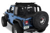 Halftop Soft Top Kit, Black Twill | (18-24) Wrangler JL, 2 Door | 53903-17