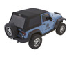 Trektop Glide Slantback Soft Top, Black Twill | (07-18) Wrangler JK, 2 Door | 54422-17