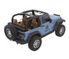 Trektop Glide Soft Top, Black Diamond | (07-18) Wrangler JK, 2 Door | 54422-35