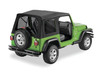 Supertop Classic Squareback Soft Top, Black Diamond | (97-06) Wrangler TJ | 54709-35