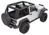 TrekTop Pro Hybrid Soft Top, Black Twill | (07-18) Wrangler JK, 2 Door | 54862-17