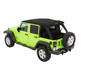 Trektop Glide Soft Top, Black Twill | (07-18) Wrangler JK, 4 Door | 54923-17